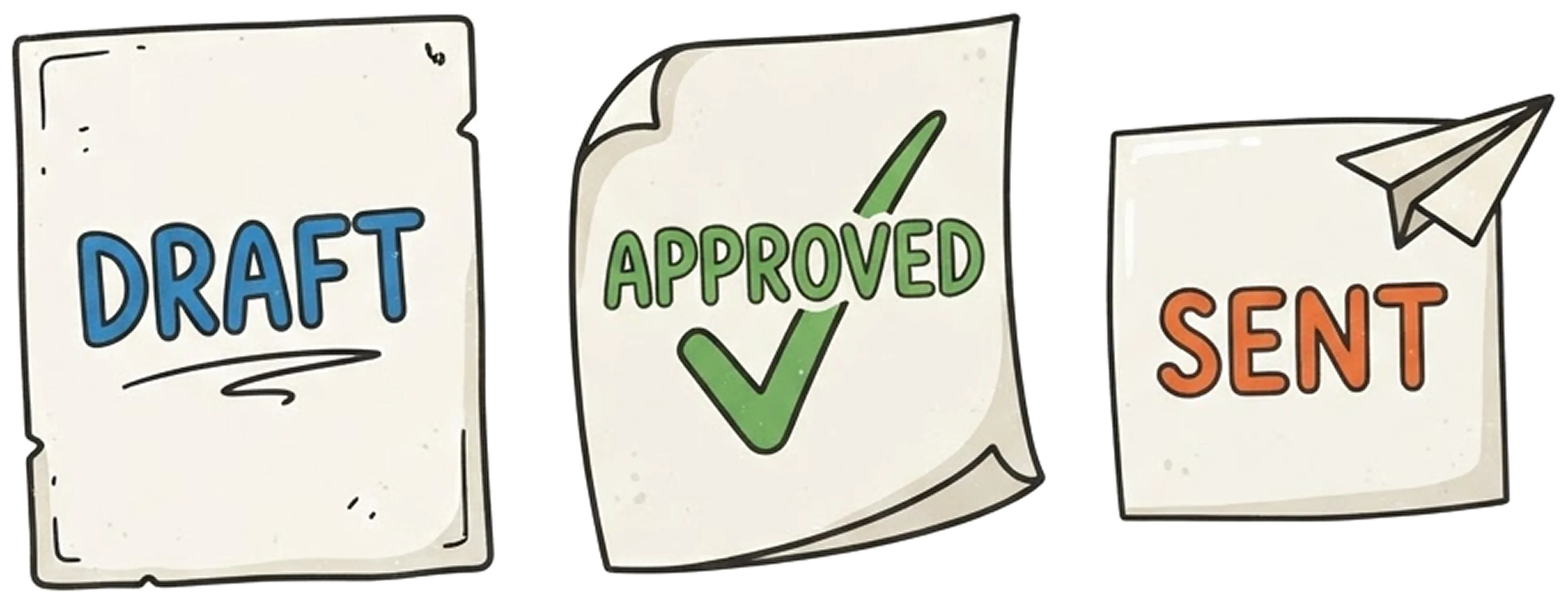Getting a PO at each Xero invoice stage