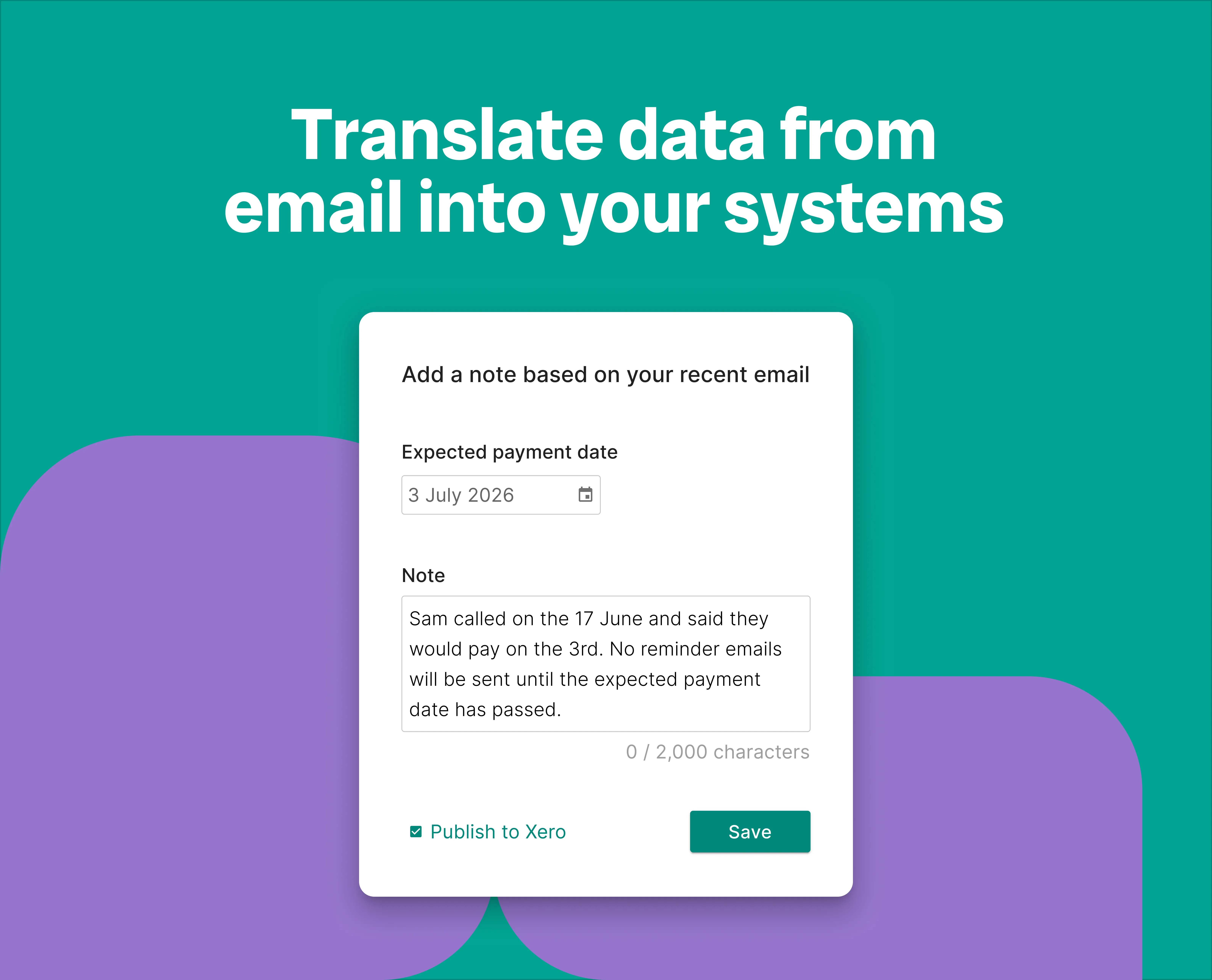 Data extraction screenshot