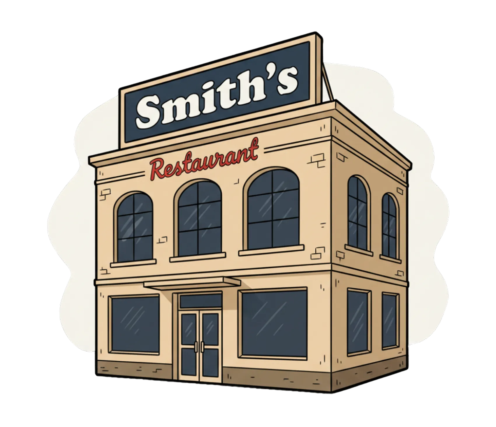 Smith's Restaurant illustration